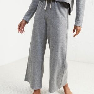 🌫️ Hemp Fleece Wide-Leg Pant | UpWest | Dark Heather Grey | NWT (Size S)